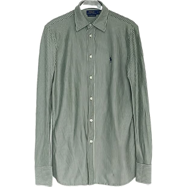 [S]  폴로 랄프로렌 니트 드레스 스트라이프 셔츠 QR인증