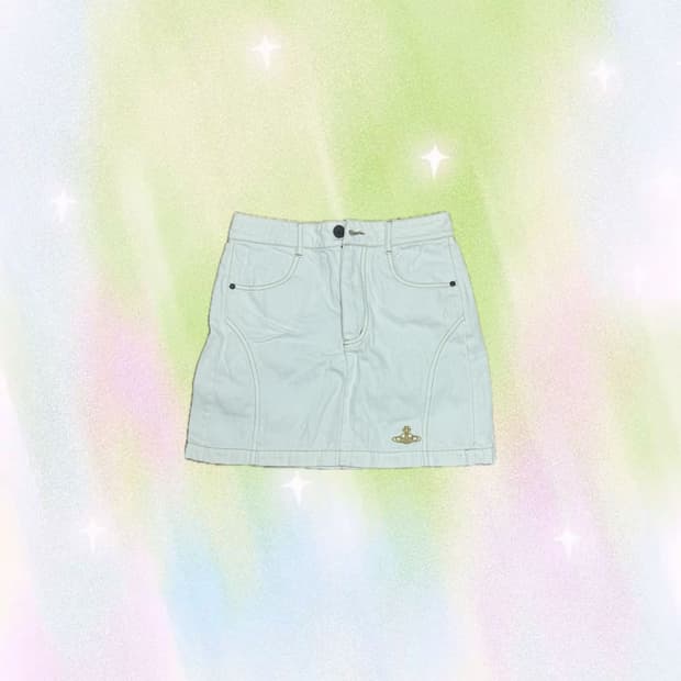 비비안웨스트우드 화이트 스커트