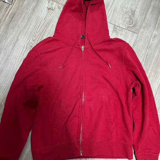 무신사 크롭 후드집업 XL