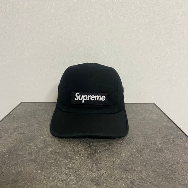 (OS) 슈프림 박스로고 캠프캡 모자 24FW 밀리터리 블랙