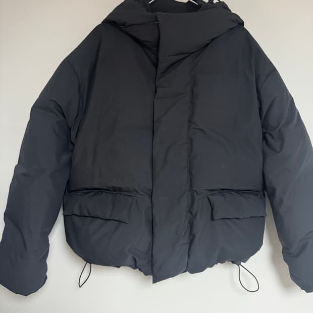 BEAKER 구스다운 패딩 men minimal hood down par