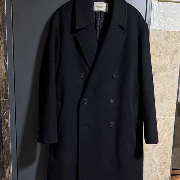 앤더슨벨 누빔 더블 코트