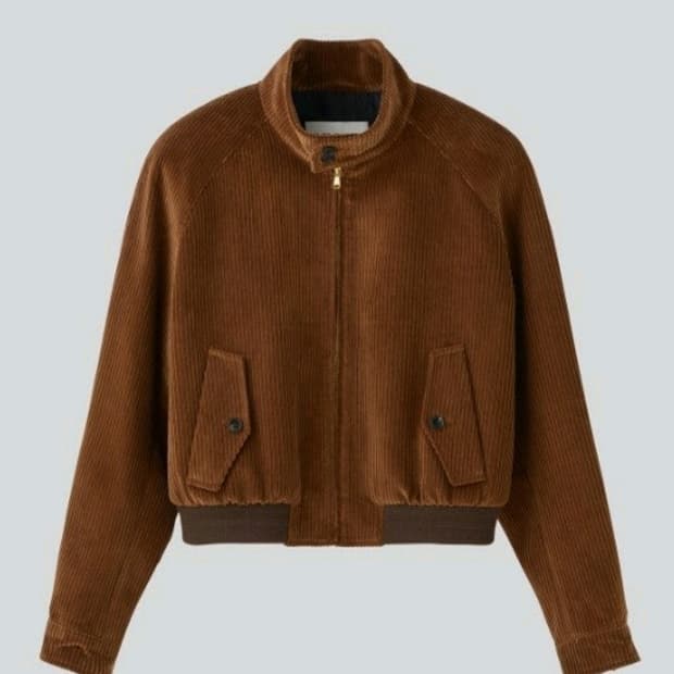 렉토 코듀로이 해링턴 자켓 S