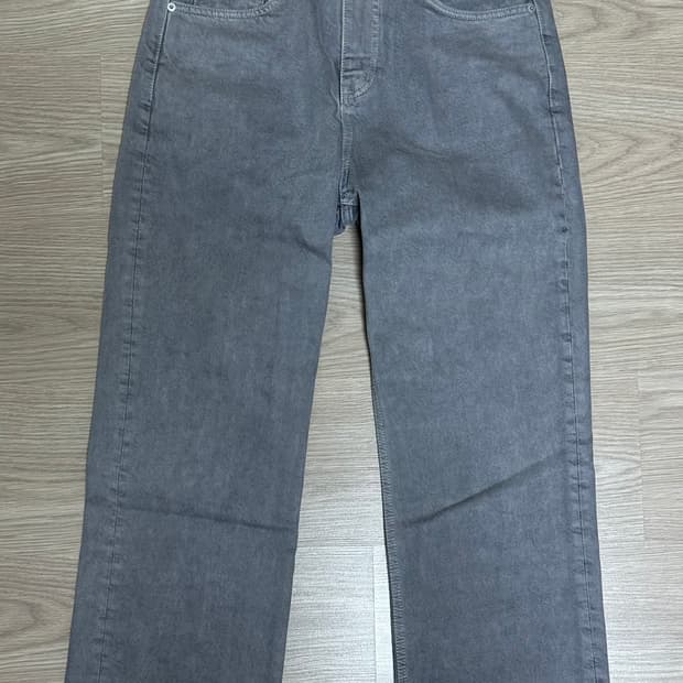 에러스익셉티드 스트레이트 데님팬츠 그레이 M사이즈