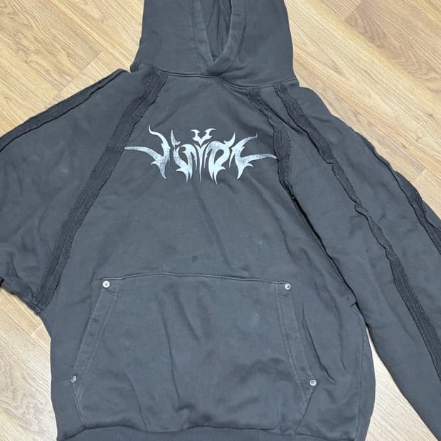 Y2k 스트릿 빈티지 후드티 후디 차콜