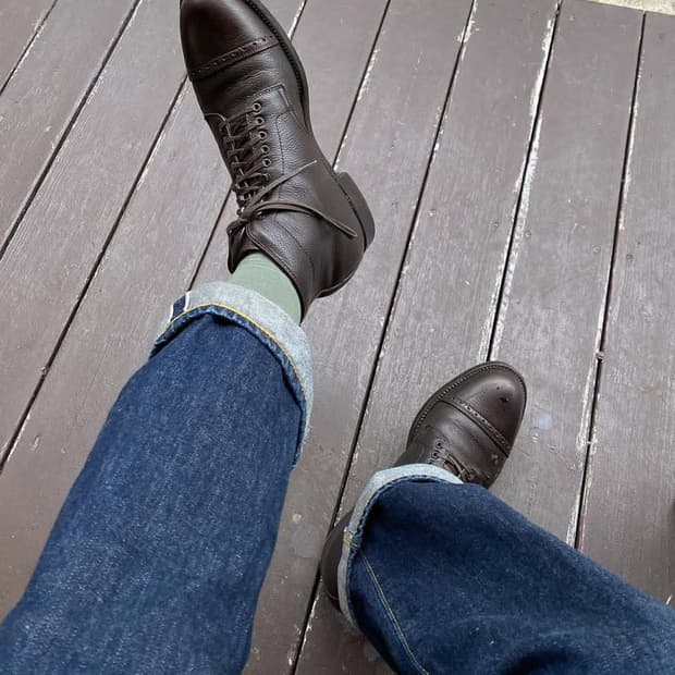 알든(alden) 그레인레더 캡토부츠 8.5d