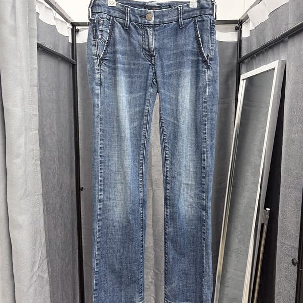 아르마니 진 스트레이트 데님팬츠