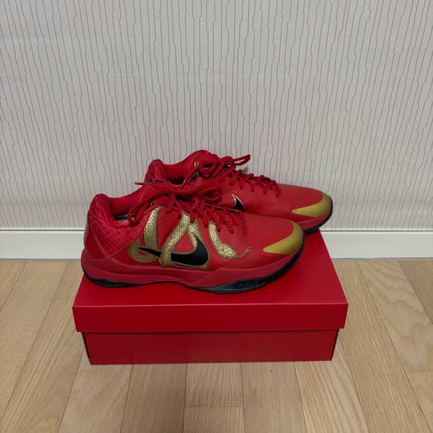 나이키 코비5 프로트로 레드(275 사이즈)