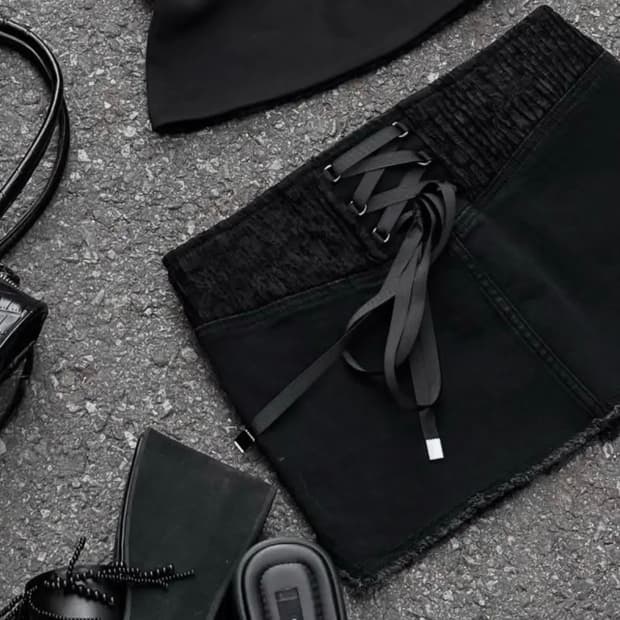 오도어 letto law skirt 레토 로우 스커트 1