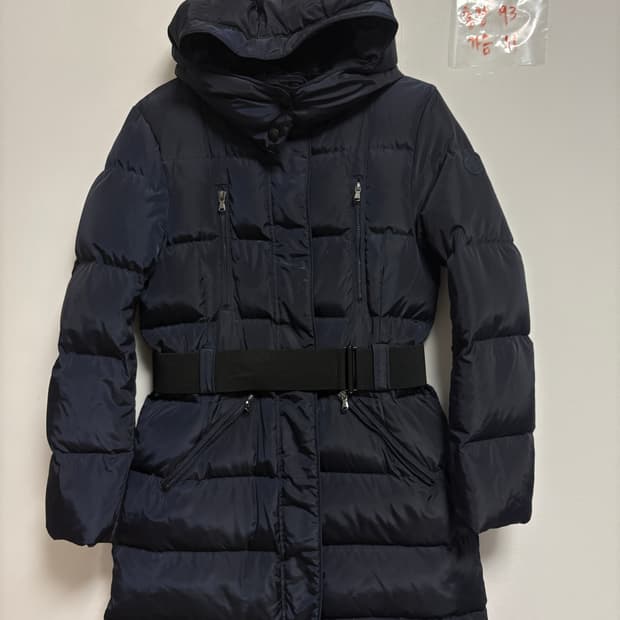 앤드류앤레슬리 구스다운 여성 벨트 패딩코트 L