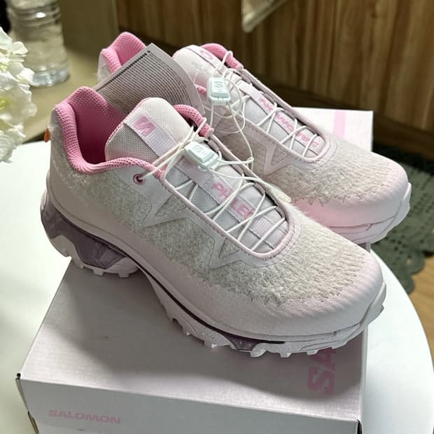 살로몬x필레오 XT-SP1 크래들 핑크 프리즘 핑크 230 새상품