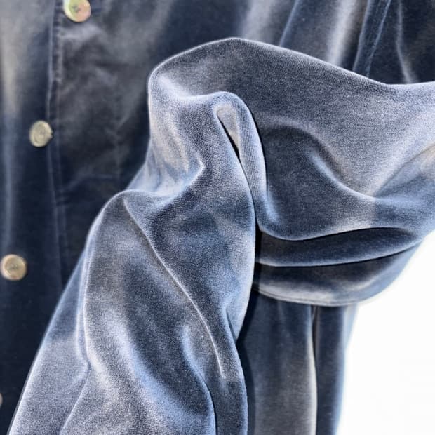 23일까지 가격)AW22 지용킴 숄카라 벨벳 봄버 자켓 L