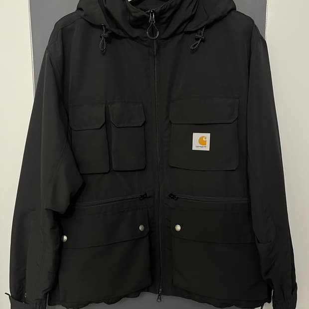 칼하트 wip 바람막이 블랙 L (새상품)