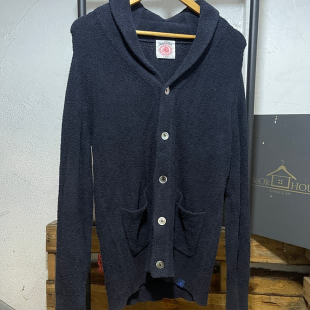 제이프레스 쉐기독 숄카라 니트 가디건