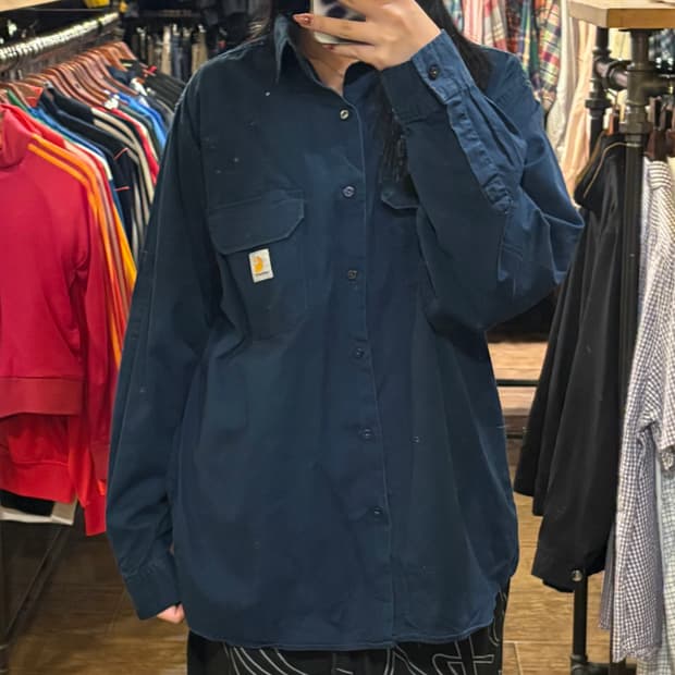 [HI] Carhartt 셔츠 네이비