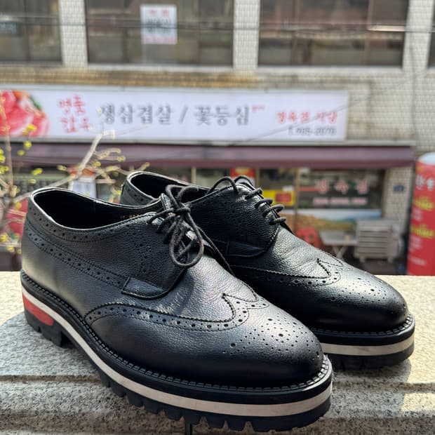 데이빗스톰 윙팁 클리퍼 구두 255mm