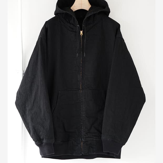 25aw comoli 코모리 블랙 데님 집 파카 3