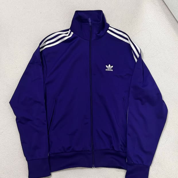 아디다스 파이어버드 보라색 져지 M