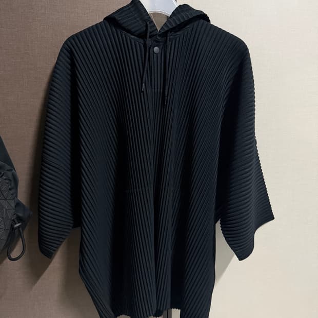 옴므플리세 반팔후드 2사이즈