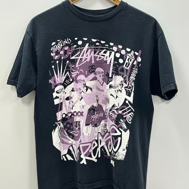 빈티지 스투시 반팔 티셔츠