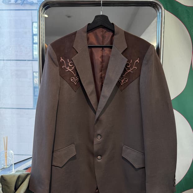 MESQUITE 웨스턴 자수 블레이저 (90s / Made in USA)
