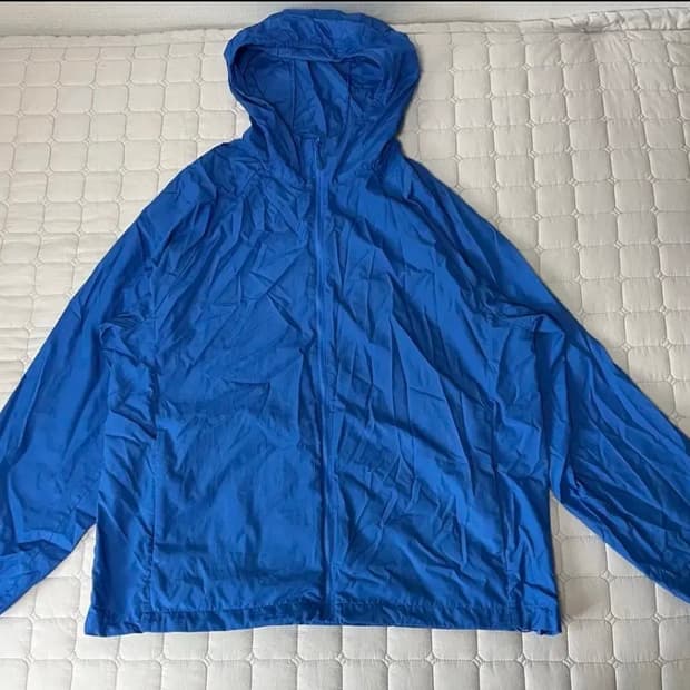 스파오 라이트 패커블 윈드브레이커 XXL 블루