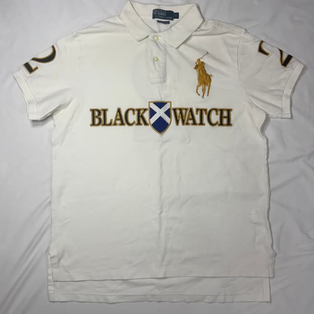 폴로 랄프로렌 빅포니 치프키프 블랙와치 카라티 