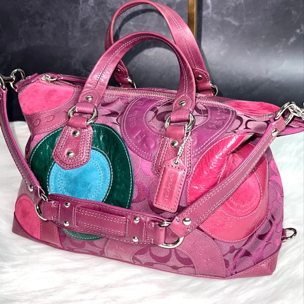 Coach Plum Wine Patchwork Archive
