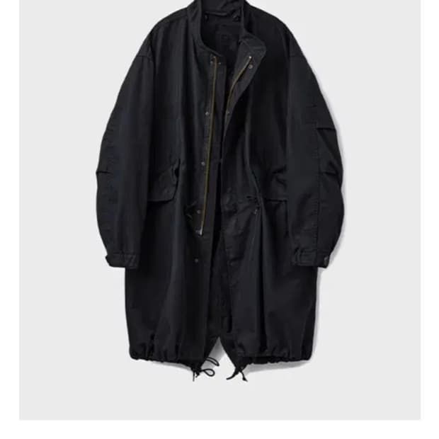 유니온블루 m65 피쉬테일 야상(블랙,xl)