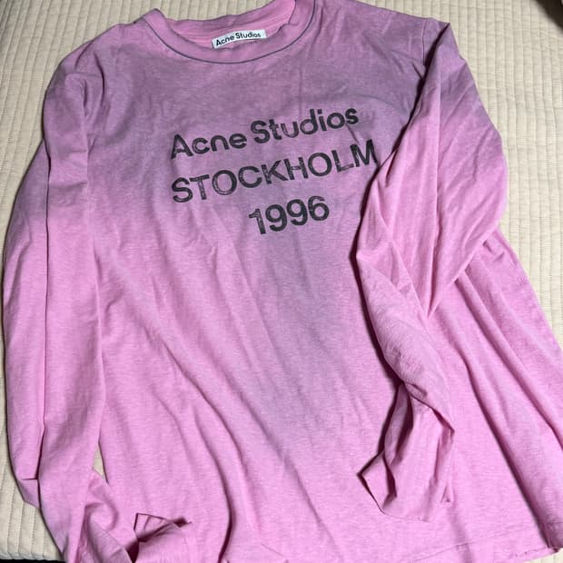 Acne studios 아크네 로고 롱 슬리브
