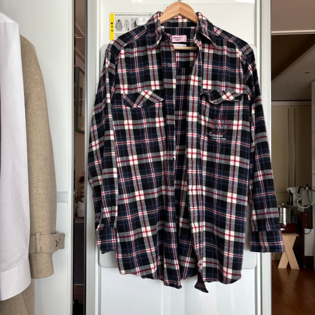 [M] 마틴로즈 오버사이즈드 플란넬 셔츠