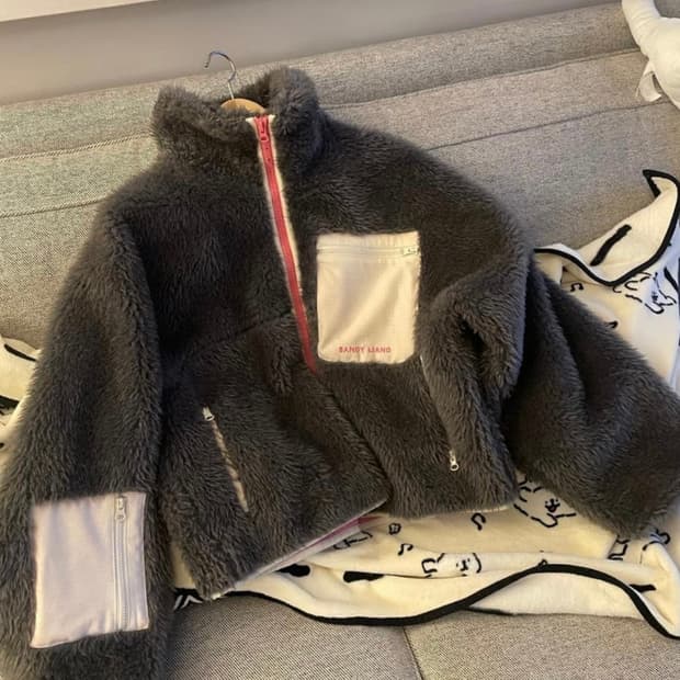 Sandy Liang 샌디리앙 플리스 자켓 XS