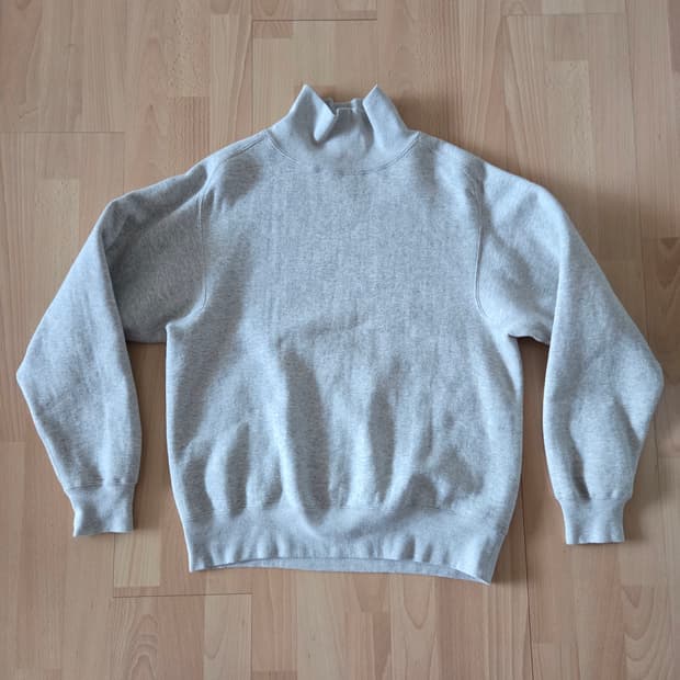 Azuma Tube Fleece Turtleneck Mix Gray