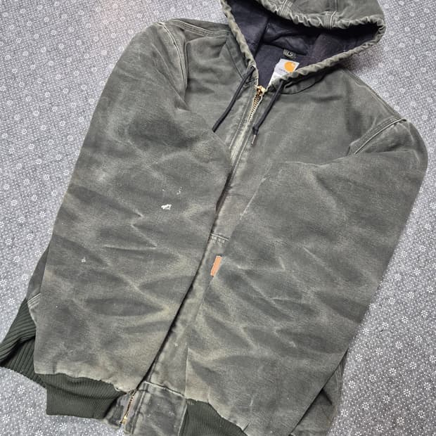 [M] 칼하트 액티브 모스그린 하드페이딩- 295