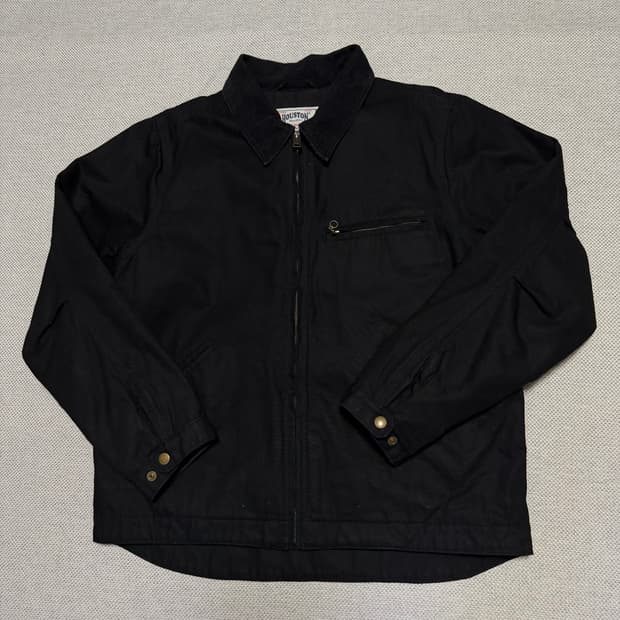 휴스턴 재팬 덕 집 워크 자켓 블랙