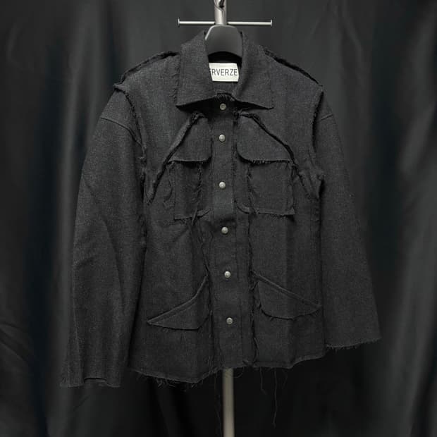 F) 퍼버즈 PERVERZE 25FW 컷 라인 자켓
