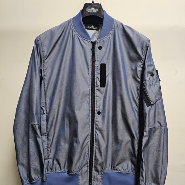 스톤아일랜드 쉐도우프로젝트 렌티큘러 자카드 자켓