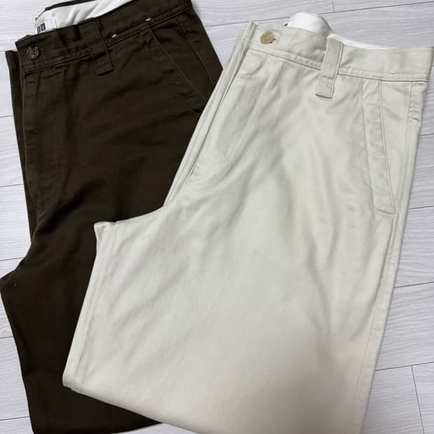 유니클로 U 와이드 치노팬츠 82 일괄판매