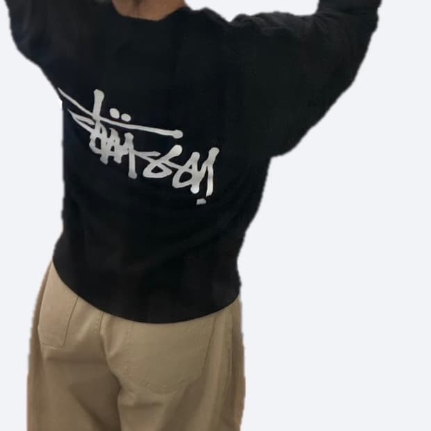 🖤스투시 베이직 크루넥 블랙 맨투맨🖤