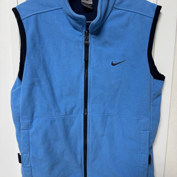 빈티지 일본 나이키 플리스 조끼
