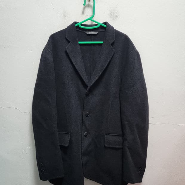 DKNY 모직 미니멀 블레이저 