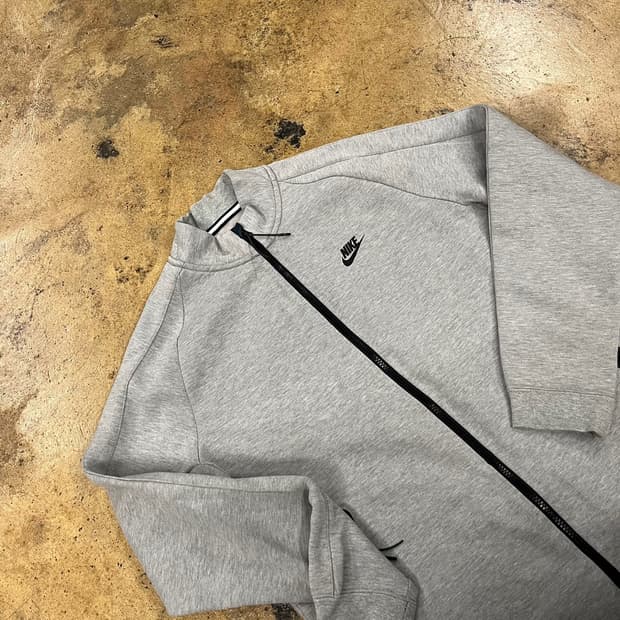[정품/L] 나이키 회색 트레이닝 집업 b19