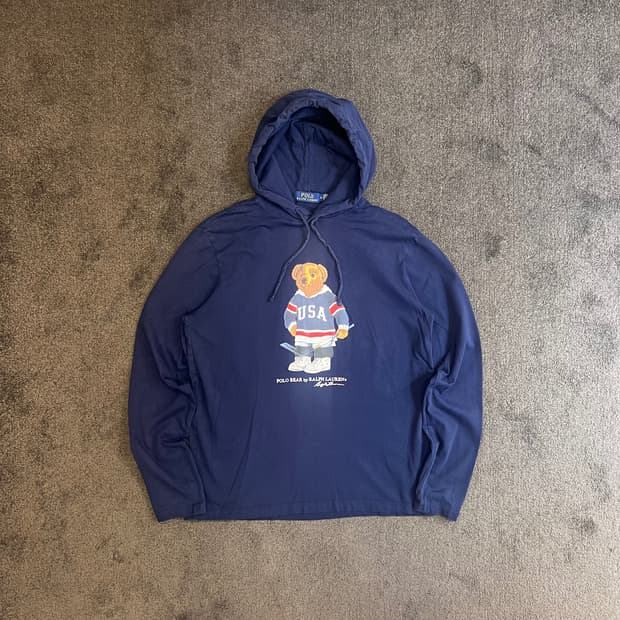 폴로 랄프로렌 폴로 베어 후드티