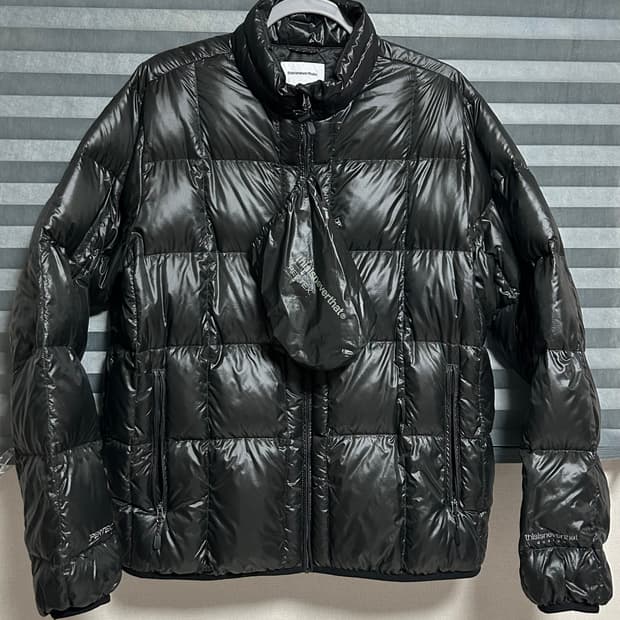 디스이즈네버댓 Pertex 라이트 다운 블랙