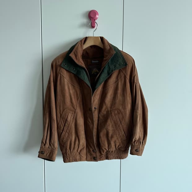 윌슨즈레더 레이어드카라 스웨이드 자켓