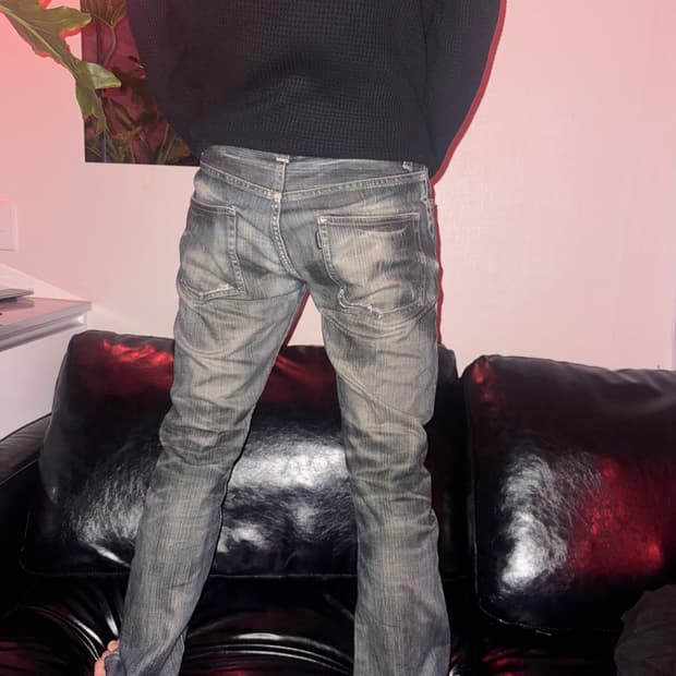 Tornado Mart stretch washed denim pants