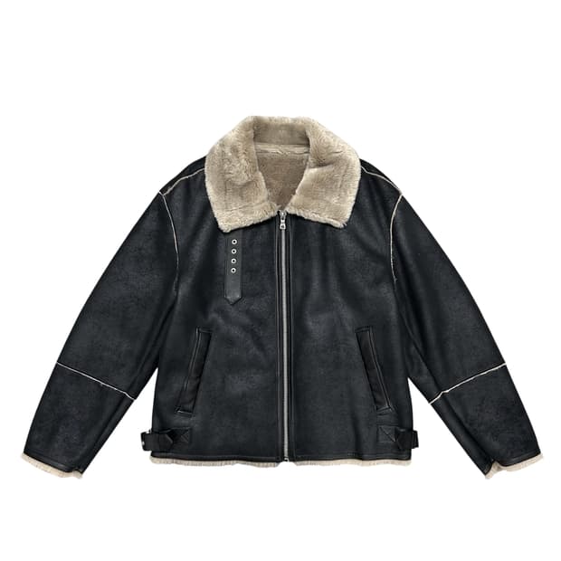 드로우핏 스웨이드 라인 무스탕(L)