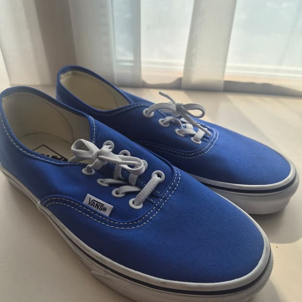 반스 어센틱 블루 새상품