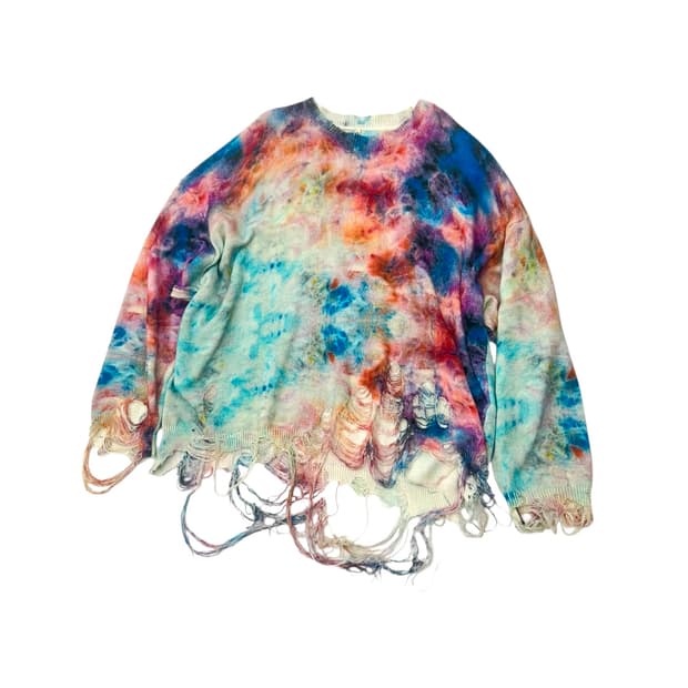 R13 2023SS 디스트로이드 니트