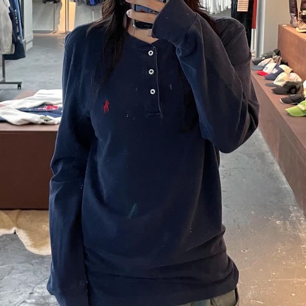 폴로랄프로렌 코튼 롱슬리브 티셔츠 H63